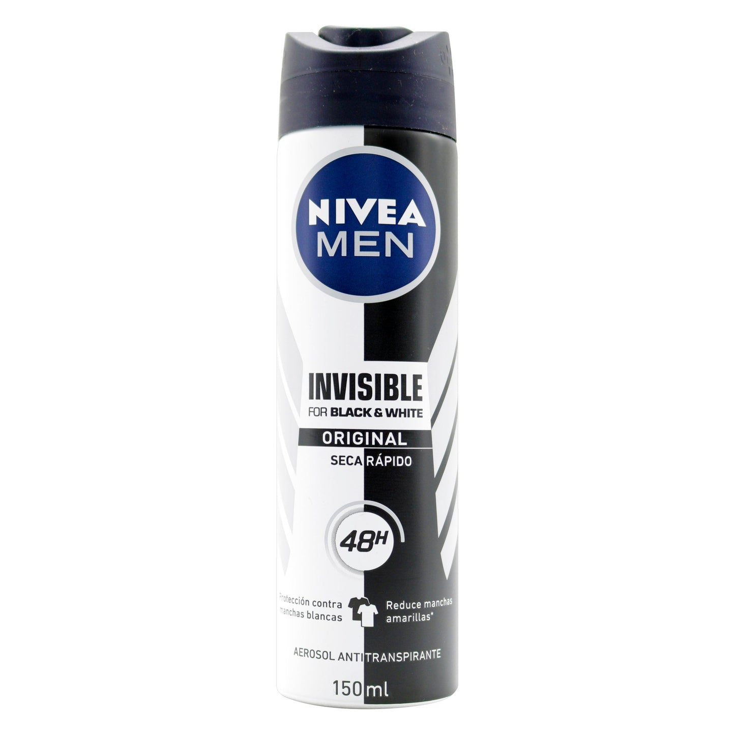 Desodorante Nivea Spray Black & White 150 Ml Hombre