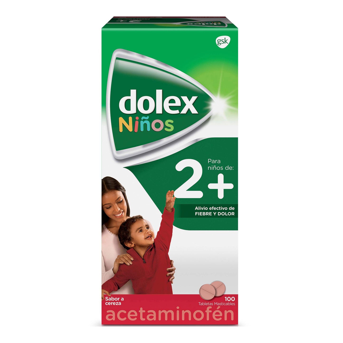 Dolex Pediatrico 100 Tabletas Masticables