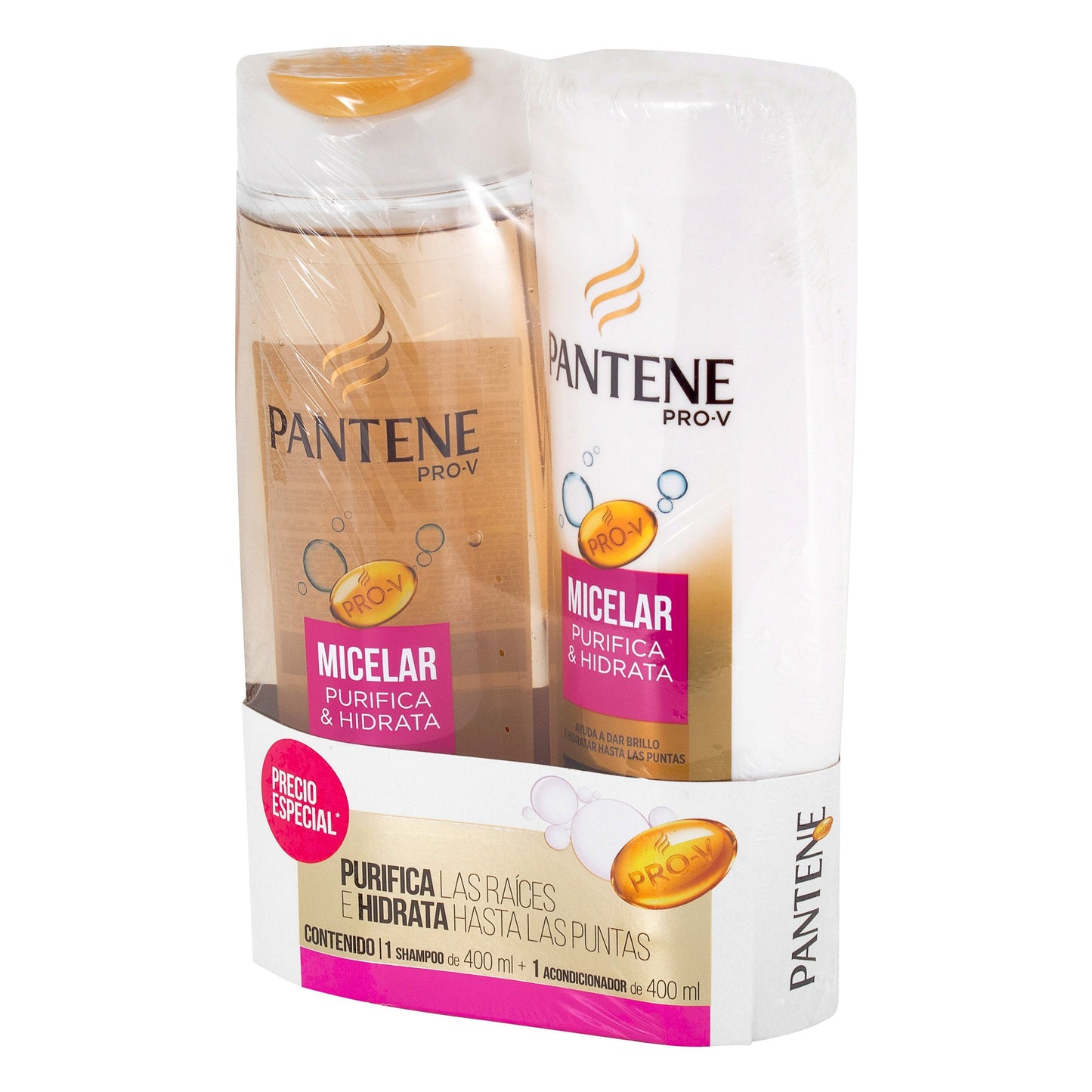 Champu Pantene Micelar 400 Ml + Acondicionador 400 Ml