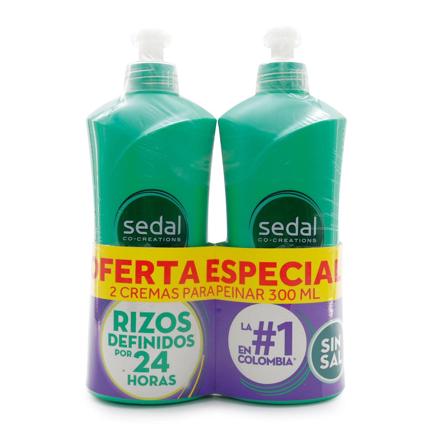 2 Crema para Peinar Sedal Rizos Definidos 300 Ml
