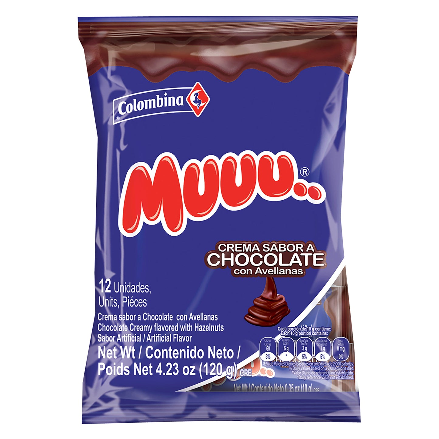 Crema Muuu Chocolate 12 Unidades