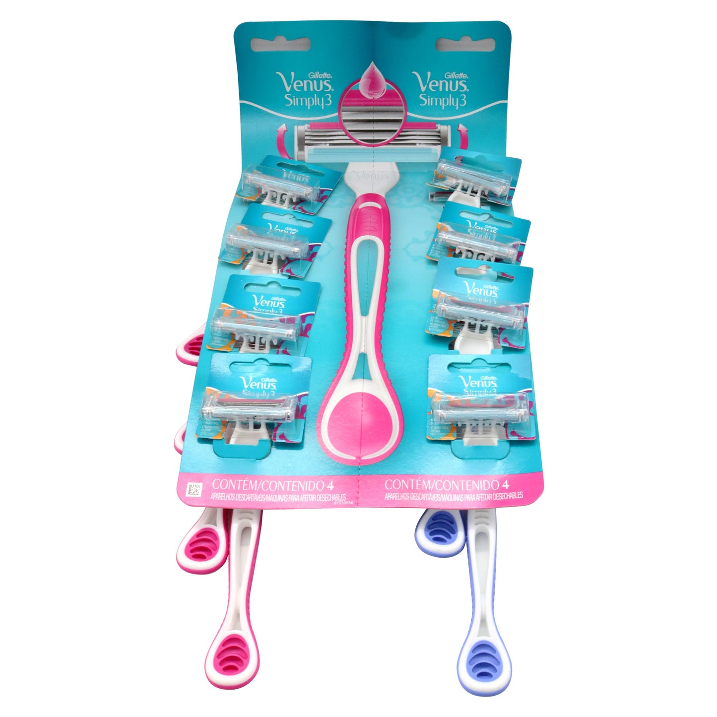 Maquina Gillette Simply Mujer Display 8 Unidades