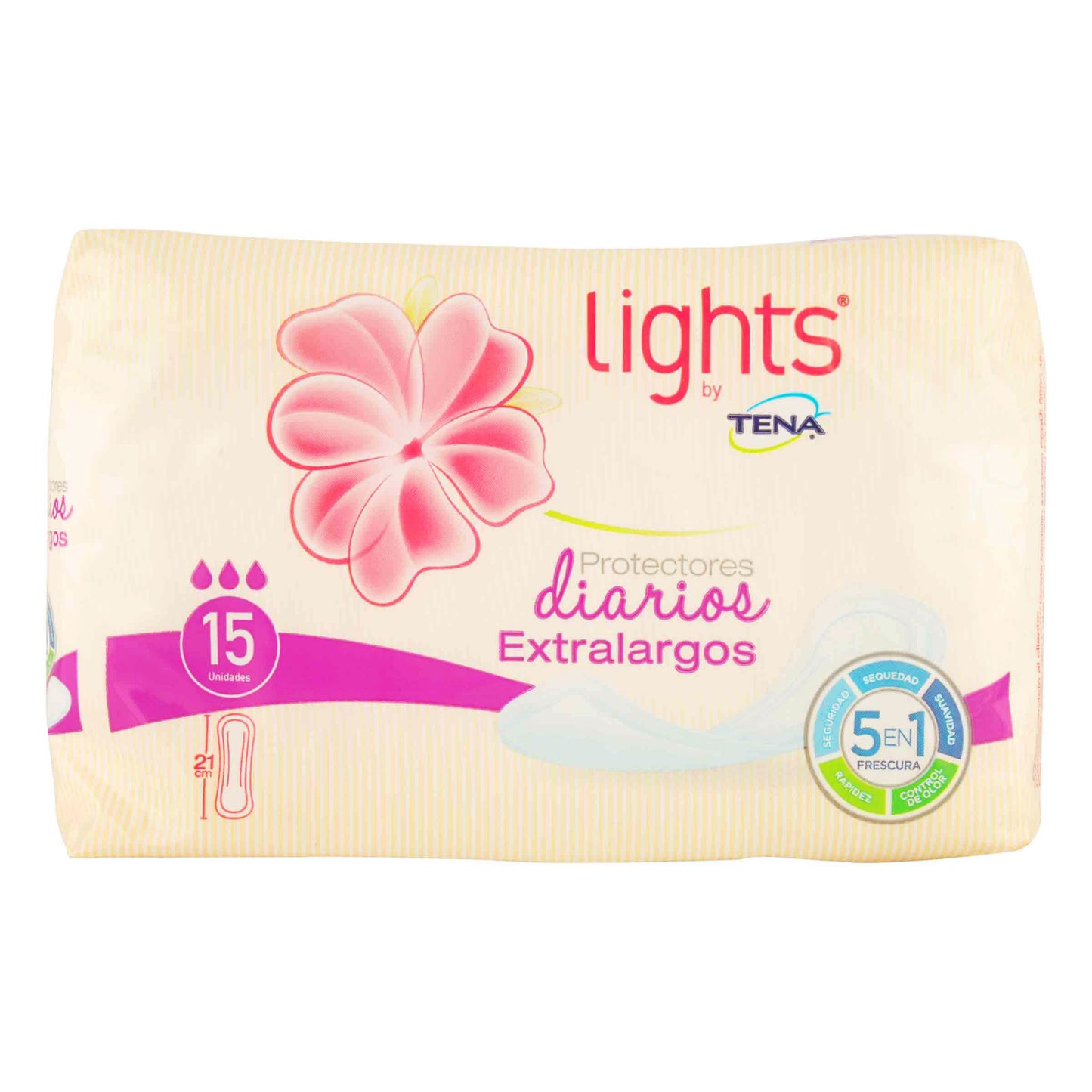 Protector Lights By Tena Extralargo 15 Unidades