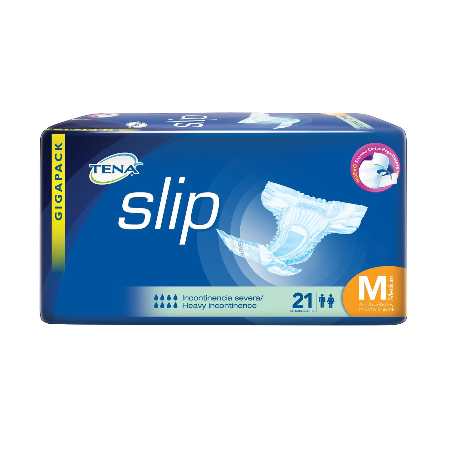 Pañal Tena Slip Ultra Talla M 21 Unidades