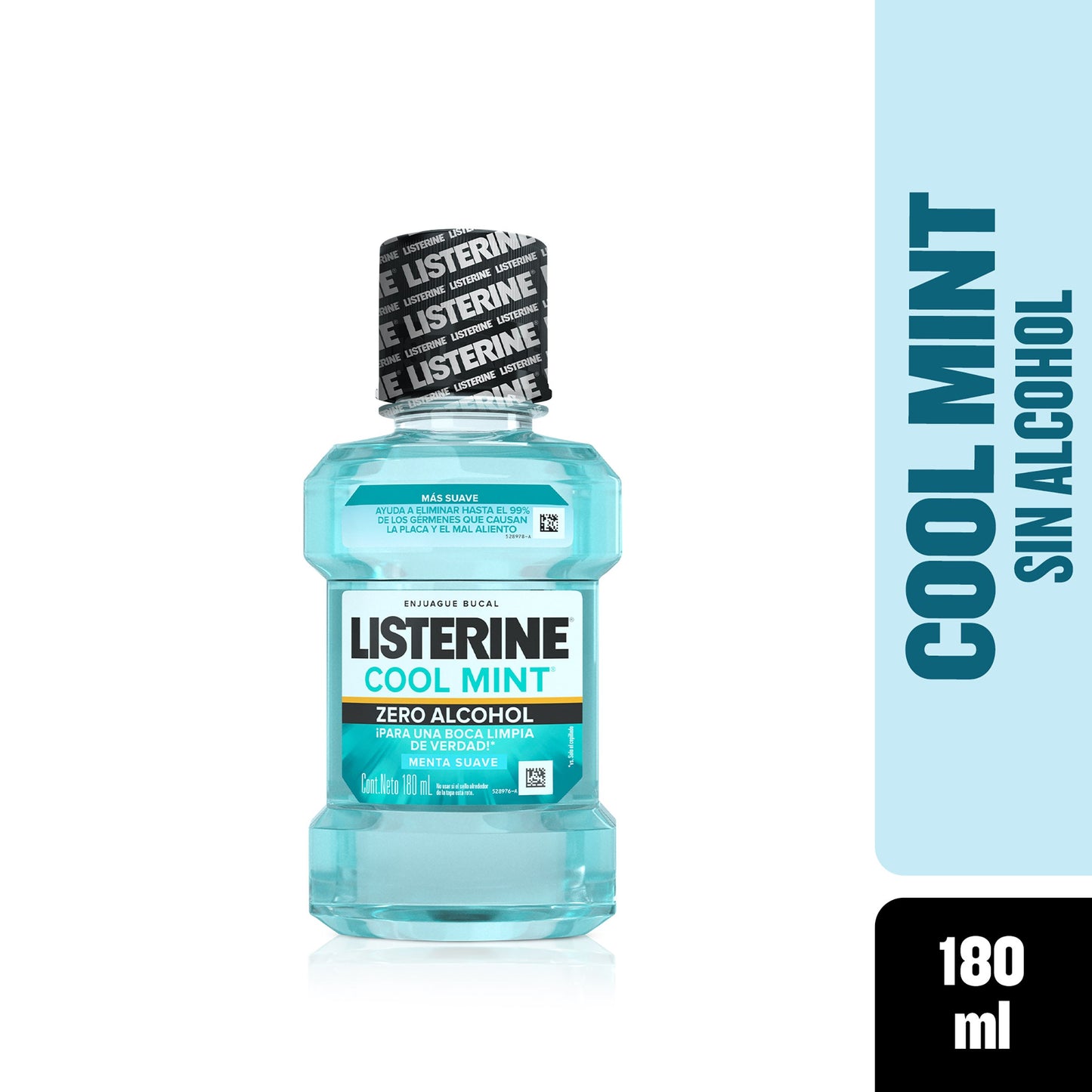 Listerine Cool Mint Zero Sin Alcohol 180 Ml