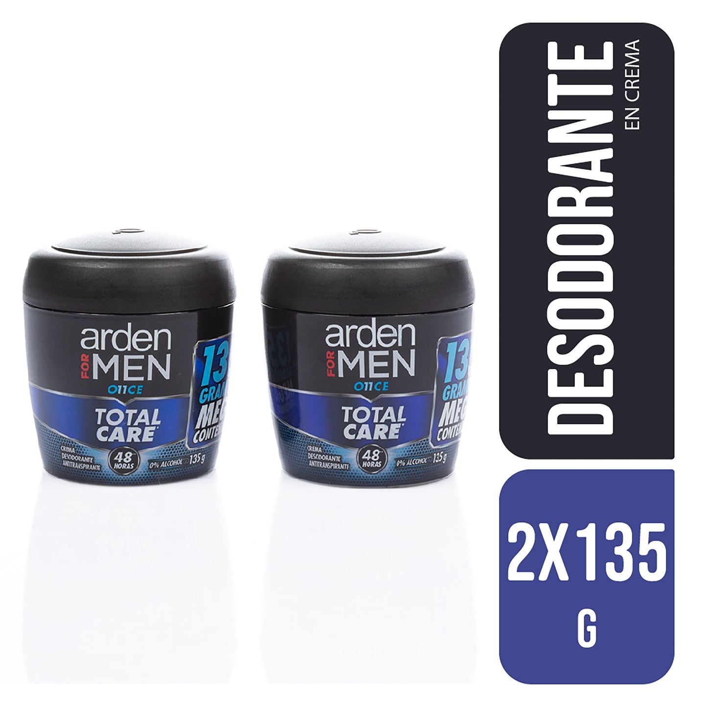 2 Desodorante Arden For Men 11 Crema 135 Gr Hombre Mega Contenido