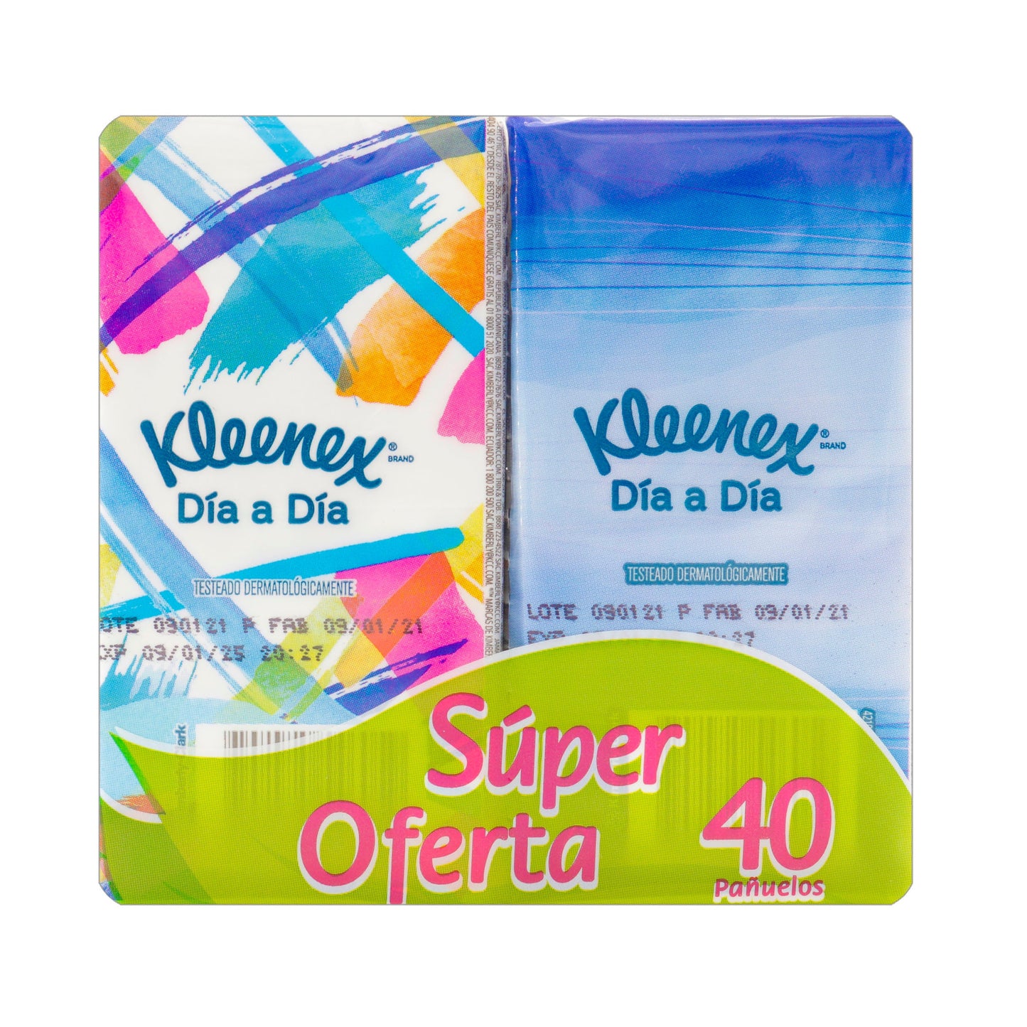 Pañal Kleenex Bolsillo Disenos 40 Unidades