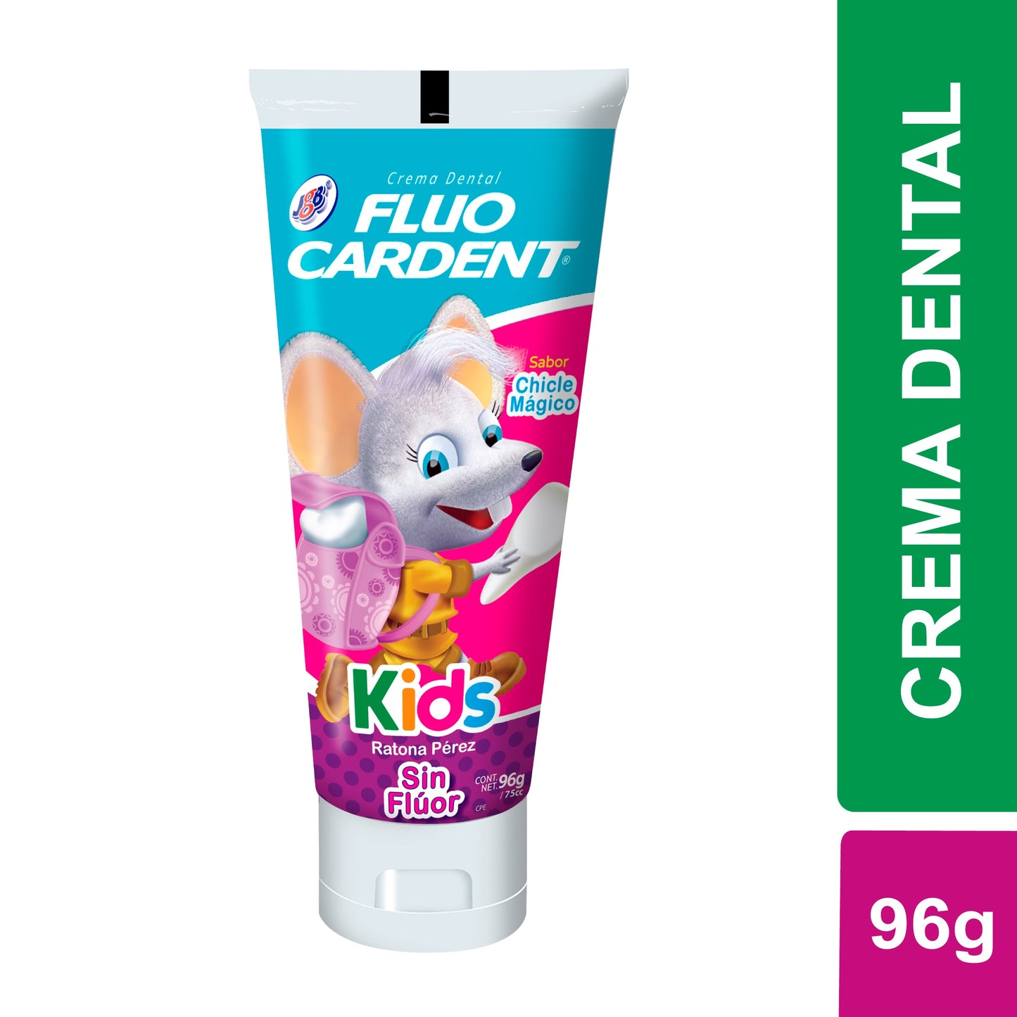 Crema Den Fluoc Kids Sin Fluor Raton 96 Gr