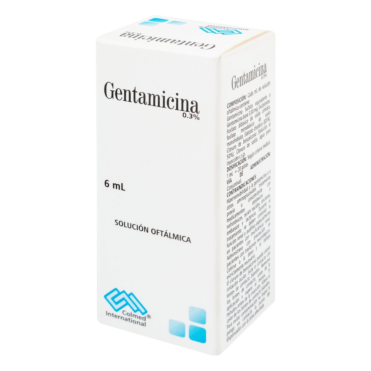 Gentamicina 0.3% Oftalmica 6 Ml Pc