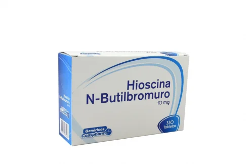 Hioscina Butilbromuro 10 Mg 330 Tabletas