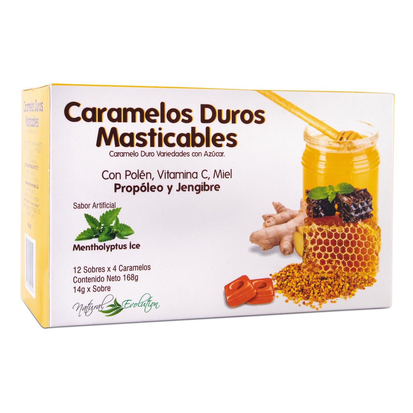 Caramelos Masticable Natural Evolution 12 Sobres