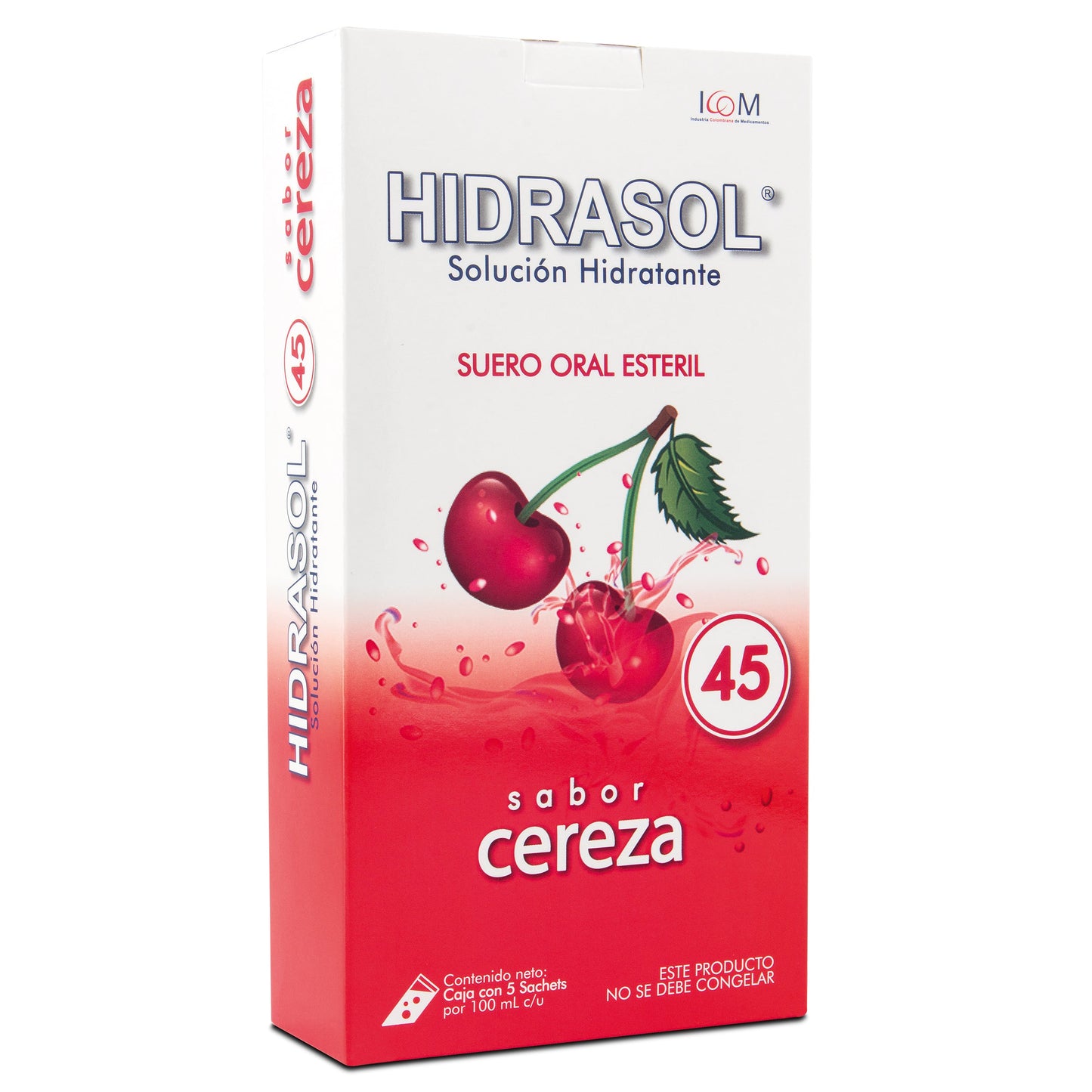 Hidrasol 45 Cereza Bolsa 100 Ml 5Und Icom