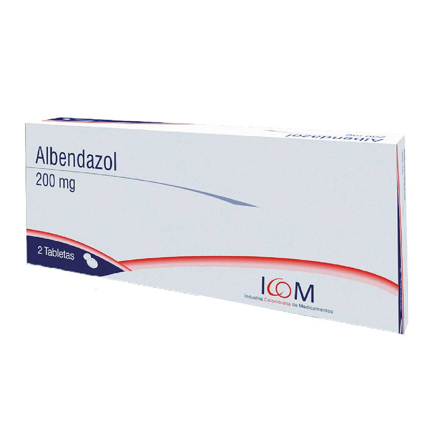 Albendazol 200 Mg 2 Tabletas Icom