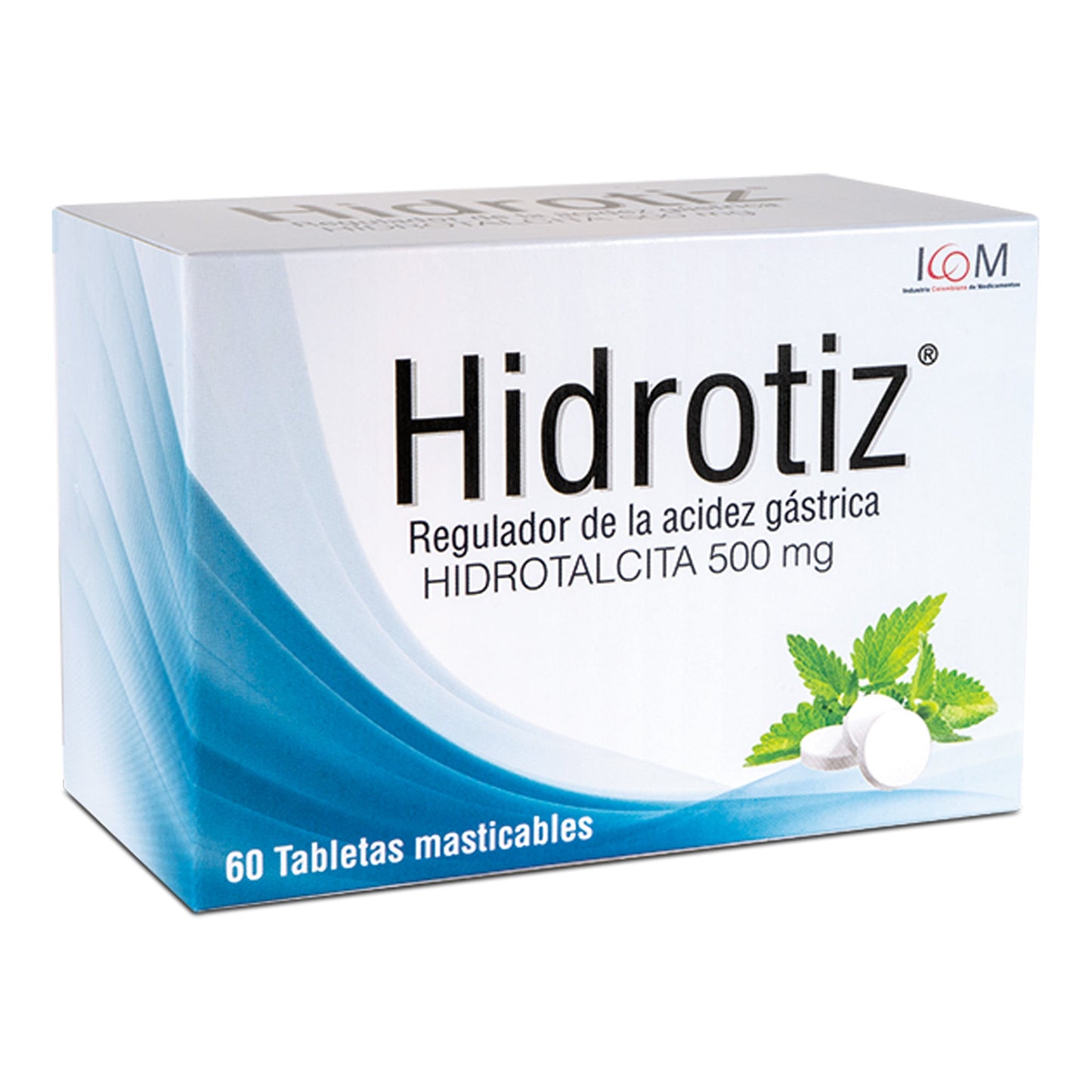 Hidrotiz 500 Mg 60 Tabletas Ic