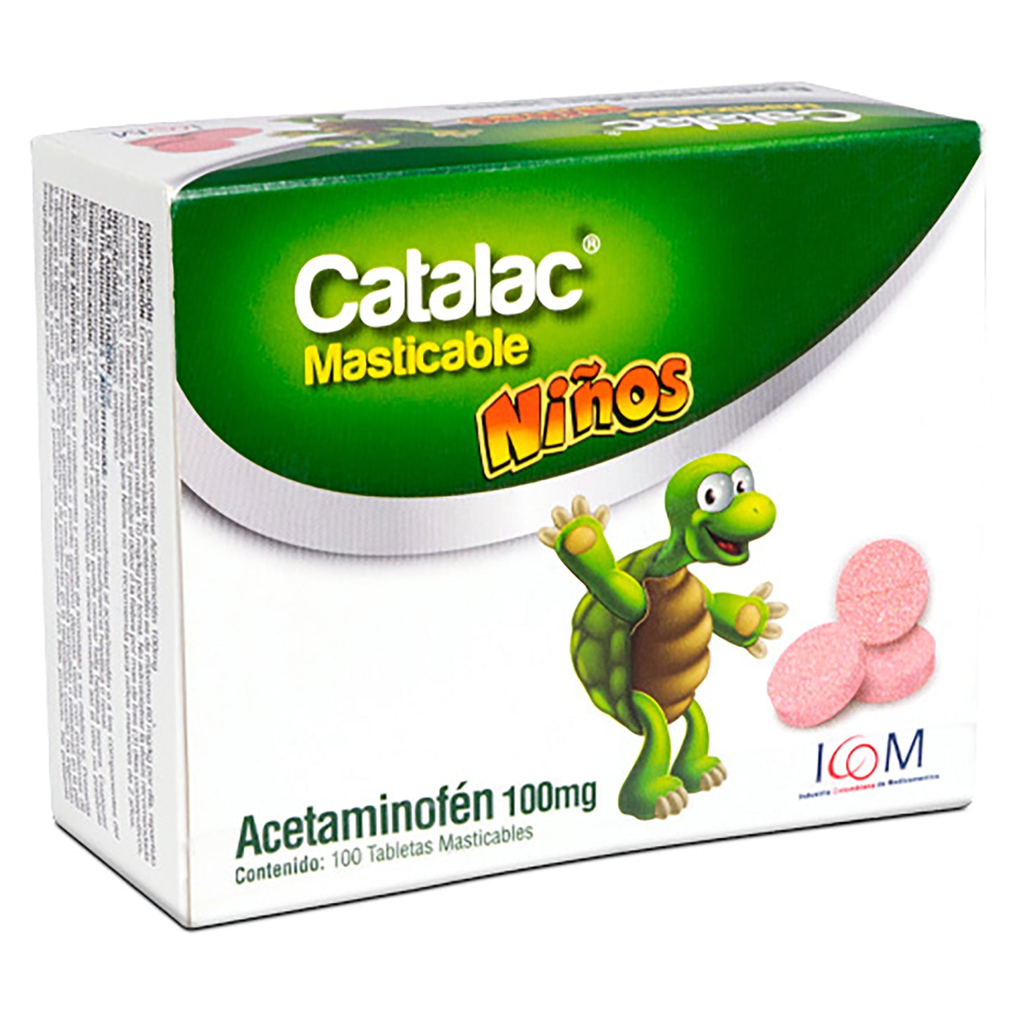 Catalac 100 Mg 100 Tabletas Masticables Ic