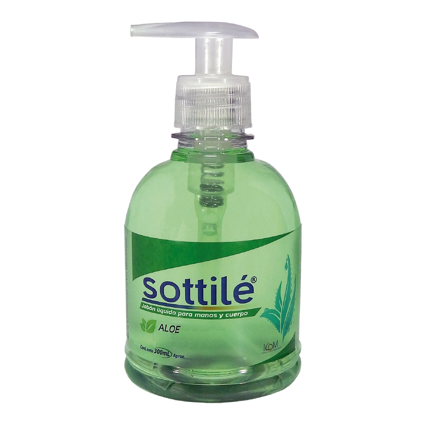 Jabon Liquido Antibacterial Sottile Aloe 300 Ml