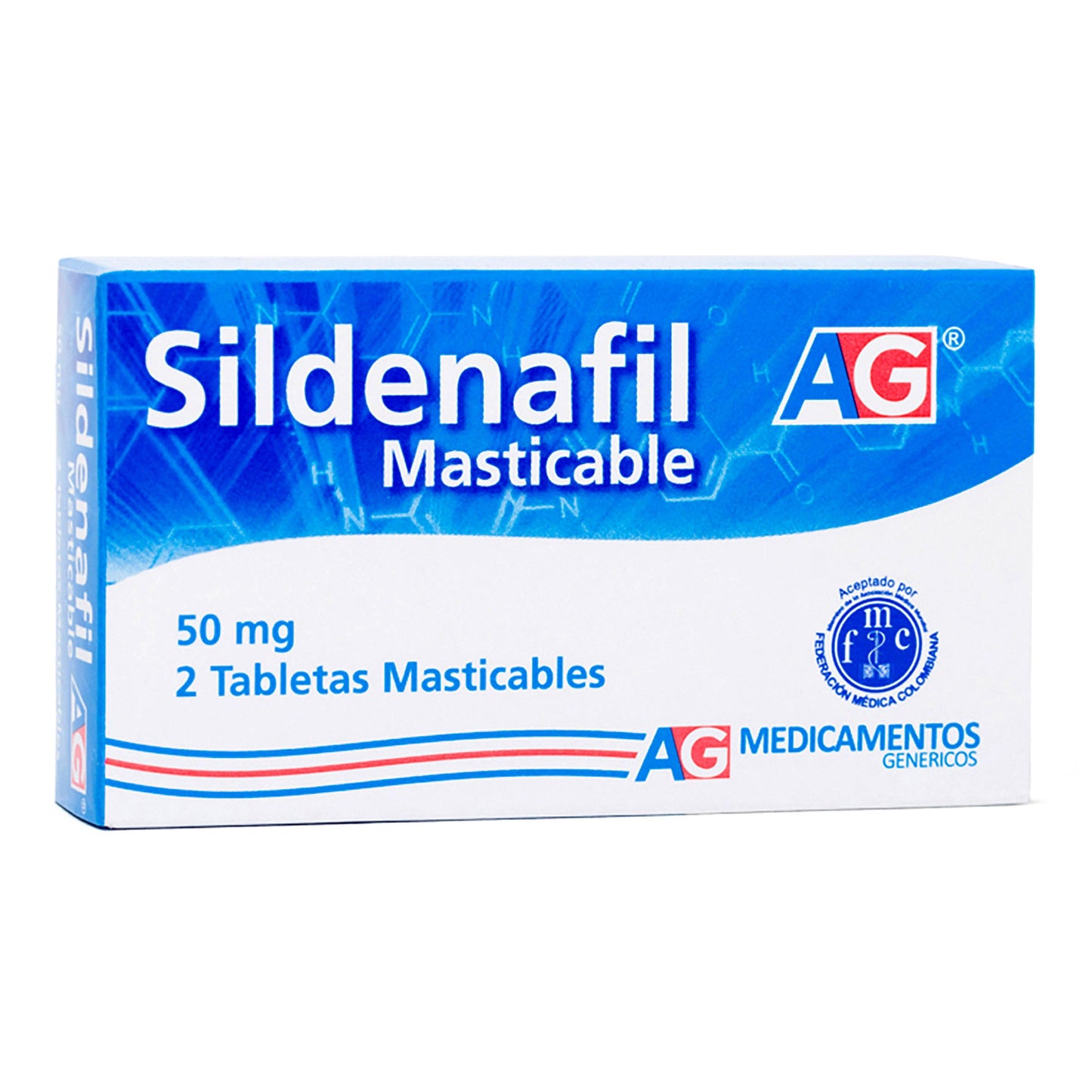Sildenafil Masticable 2 Tabletas Ag
