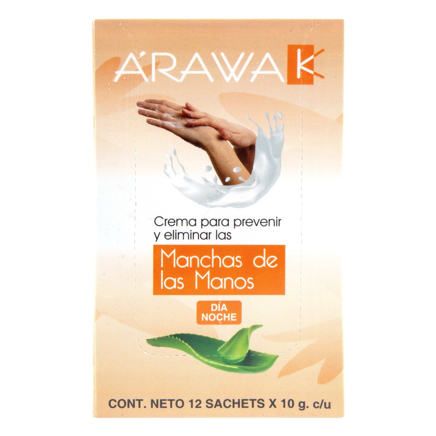 Despigmentador Cutaneo Arawak Manos 10 Gr 12 Sobres