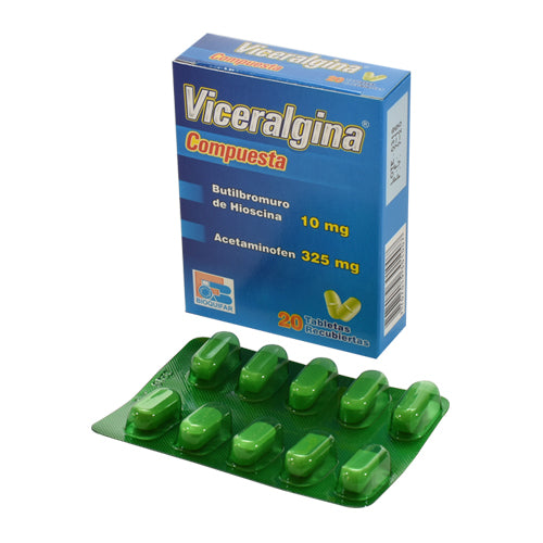 Viceralgina Compuesta 20 Tabletas