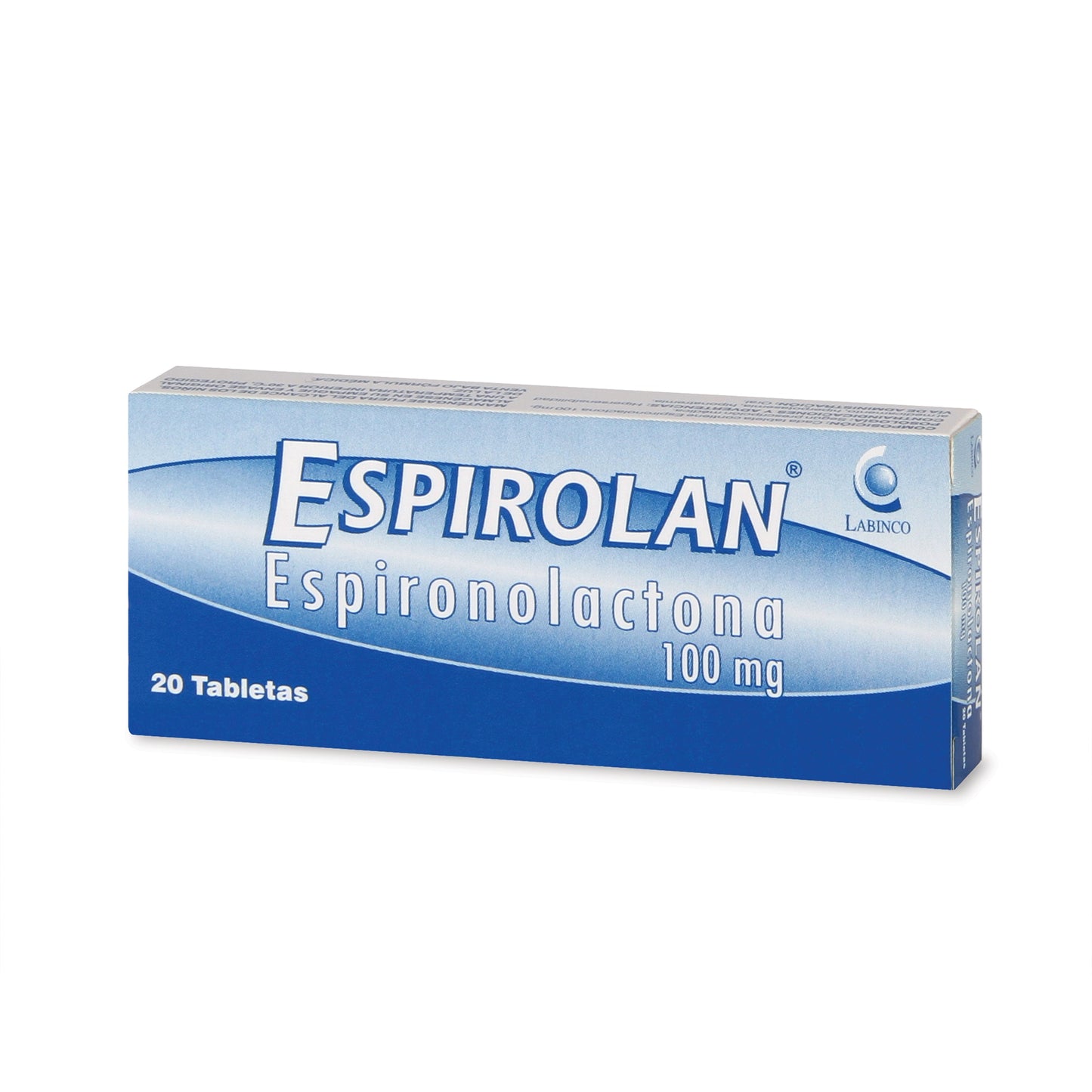 Espirolan 100 Mg 20 Tabletas