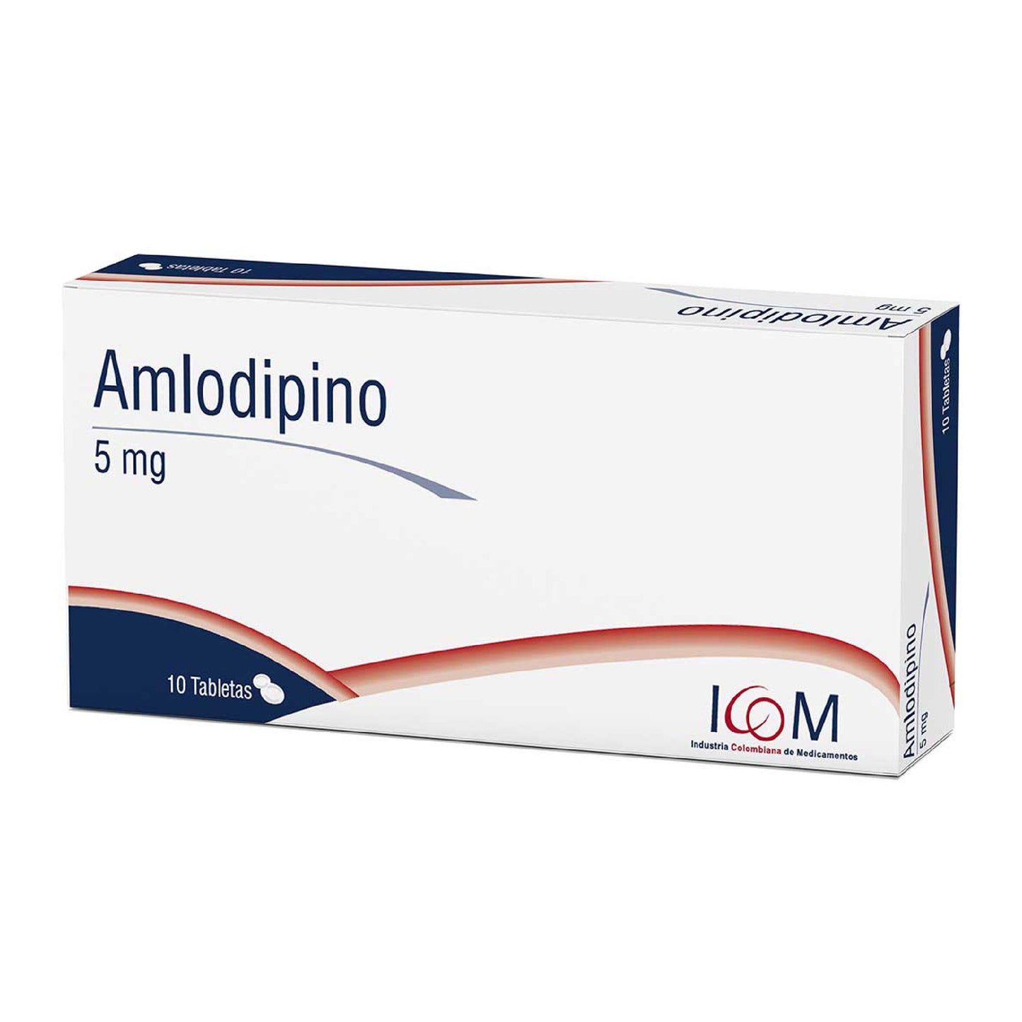 Amlodipino 5 Mg 10 Tabletas Icom