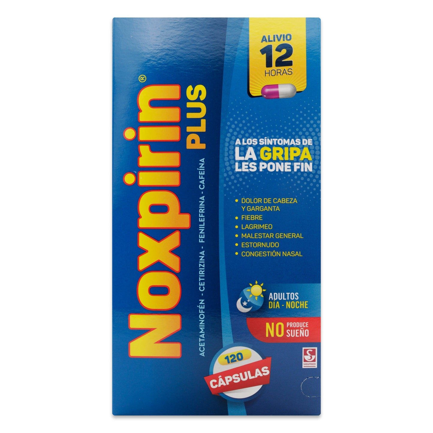 Noxpirin Plus 120 Capsulas