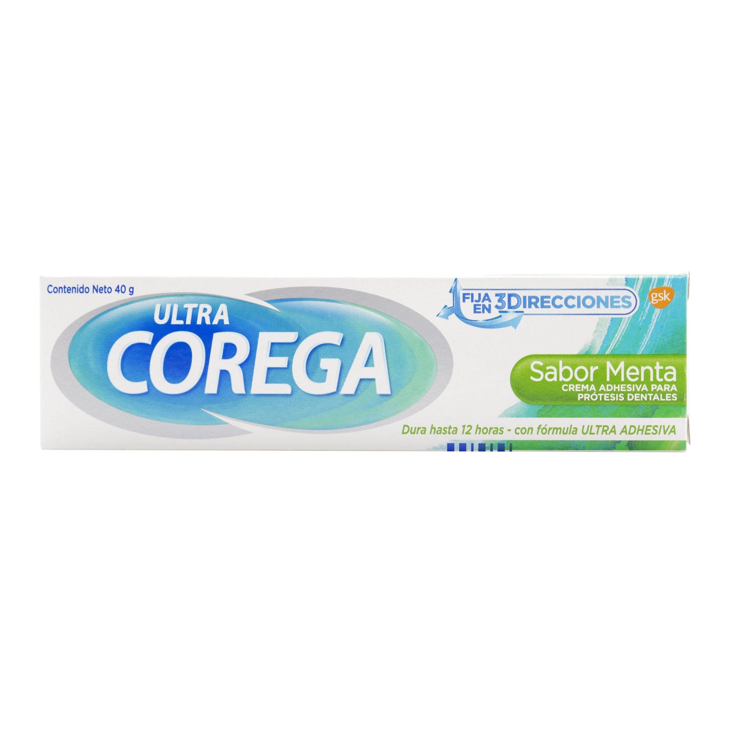Crema Corega 3D Ultra Menta 40 Gr