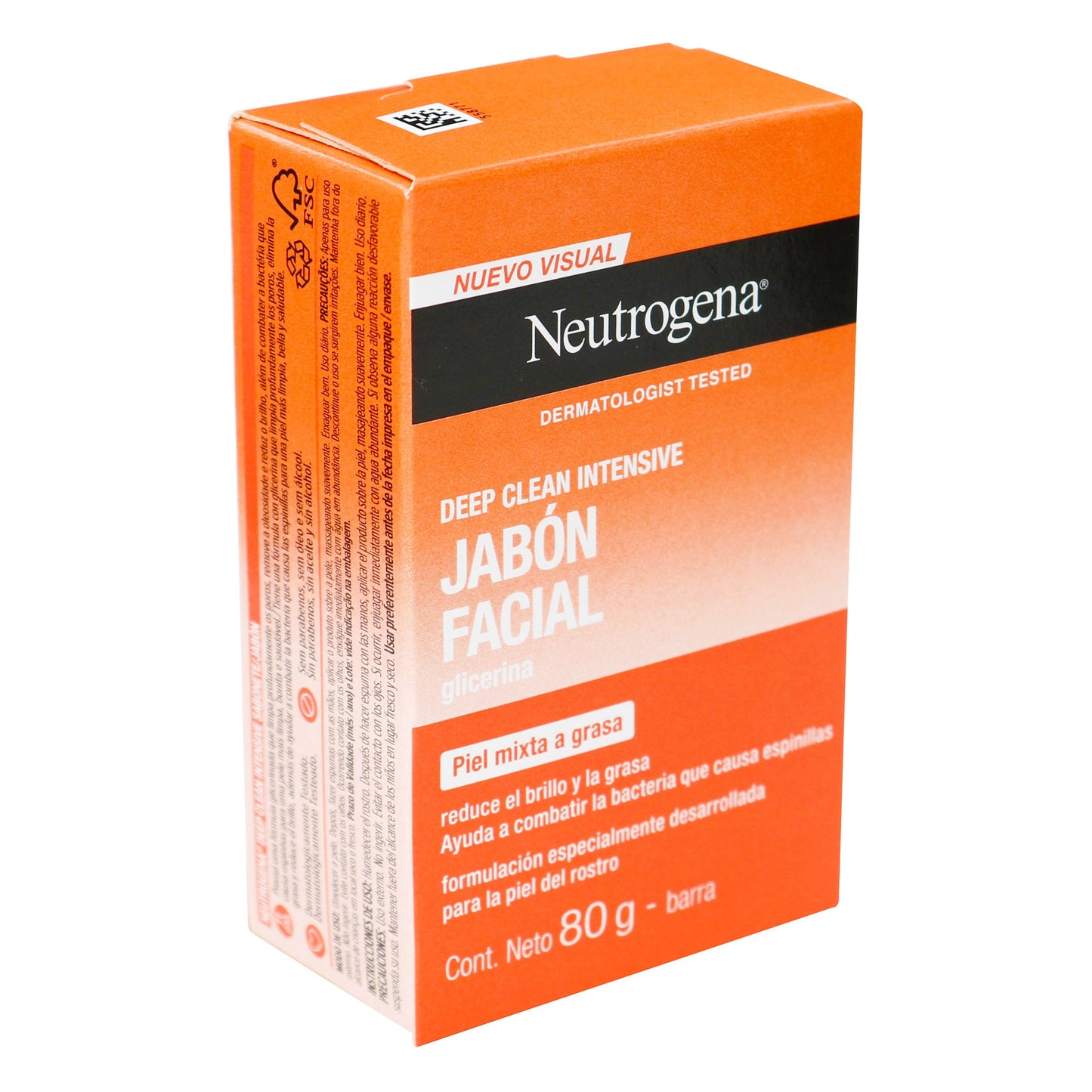 Jabon Neutrogena Deeep Clean Intensive 80 Gr