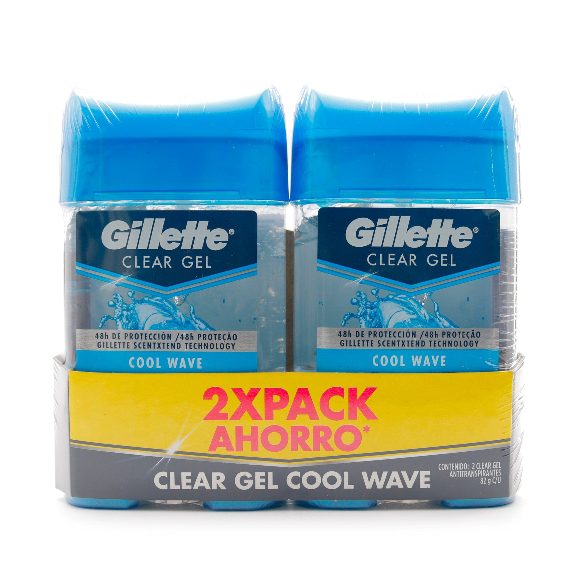 2 Desodorante Gillette Gel Cool Wave 82 Gr