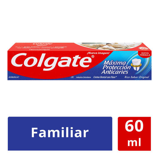 Crema Dental Colgate Menta Anticaries 60 Ml