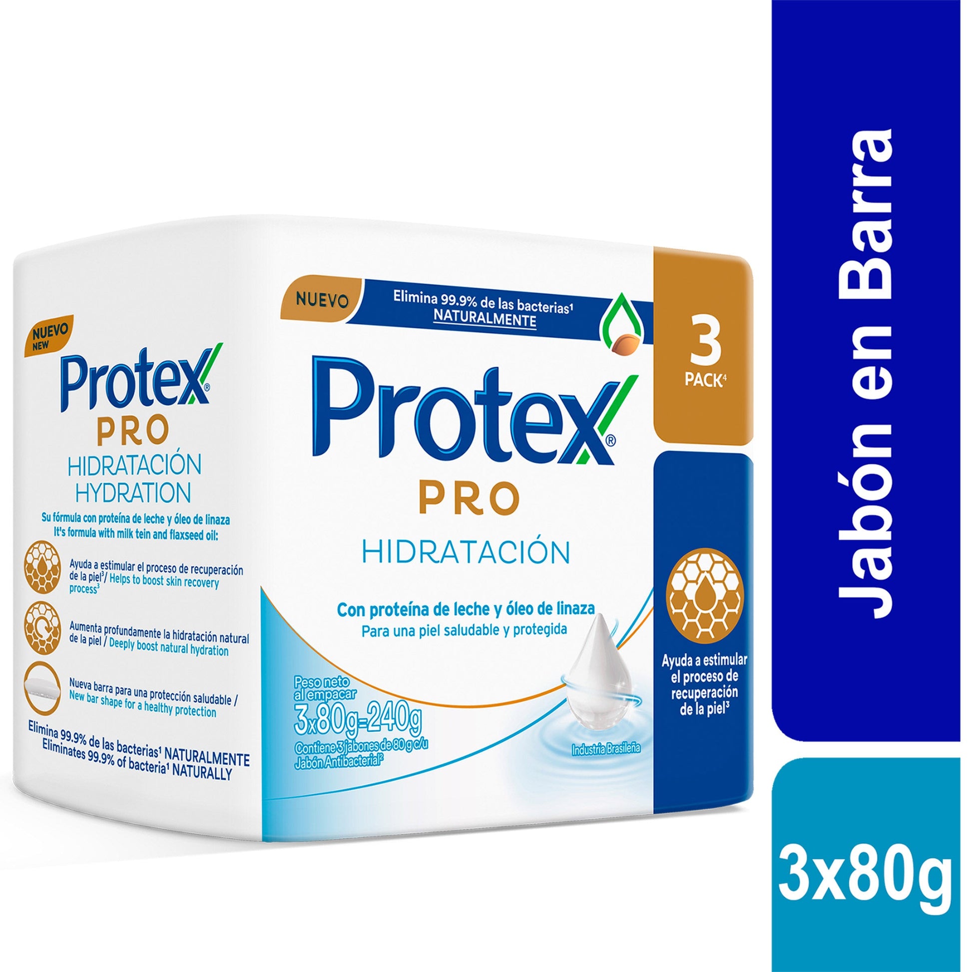 3 Jab Protex Pro Hydratacion 80 Gr