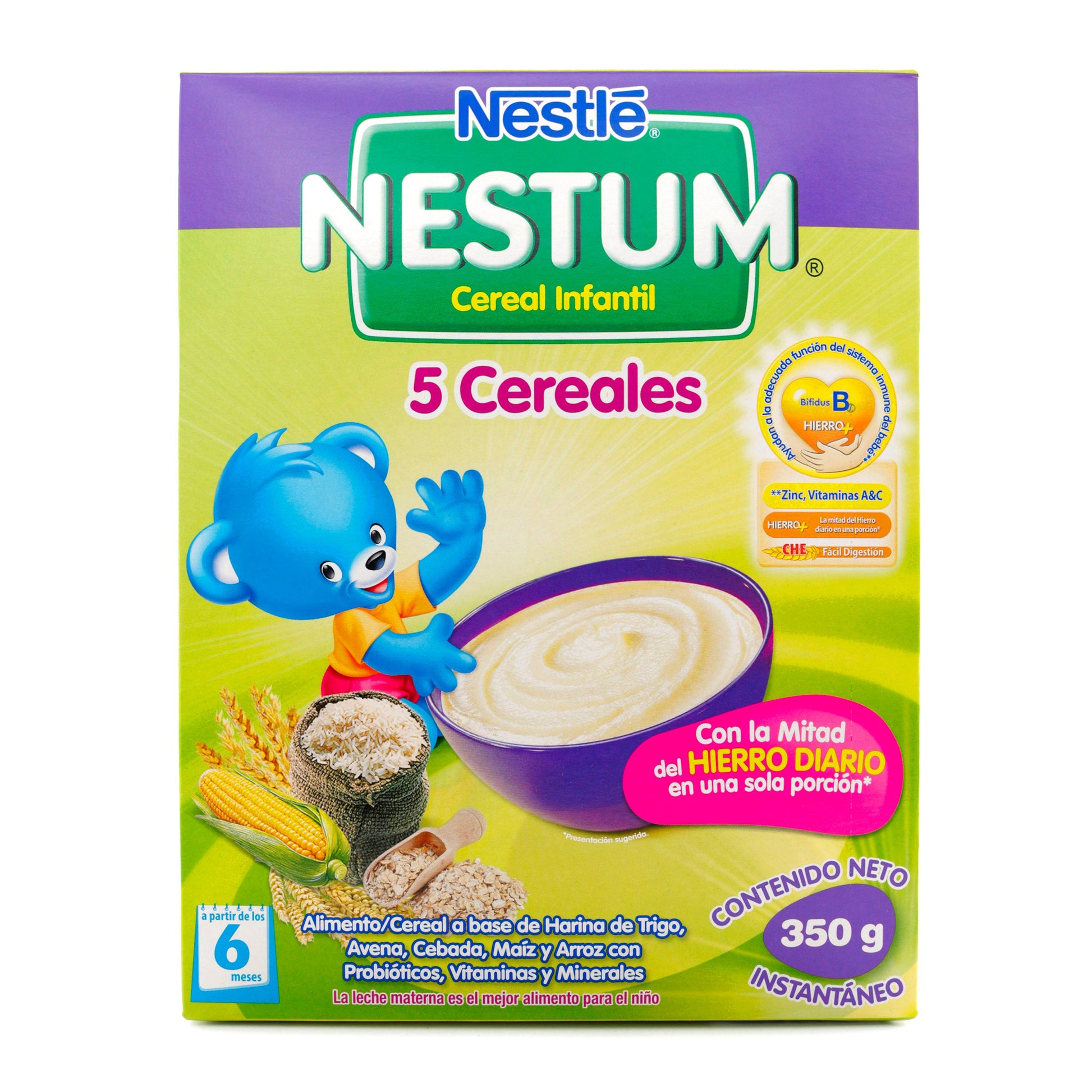 Nestle Nestum Bl 350 Gr 5 Cereales
