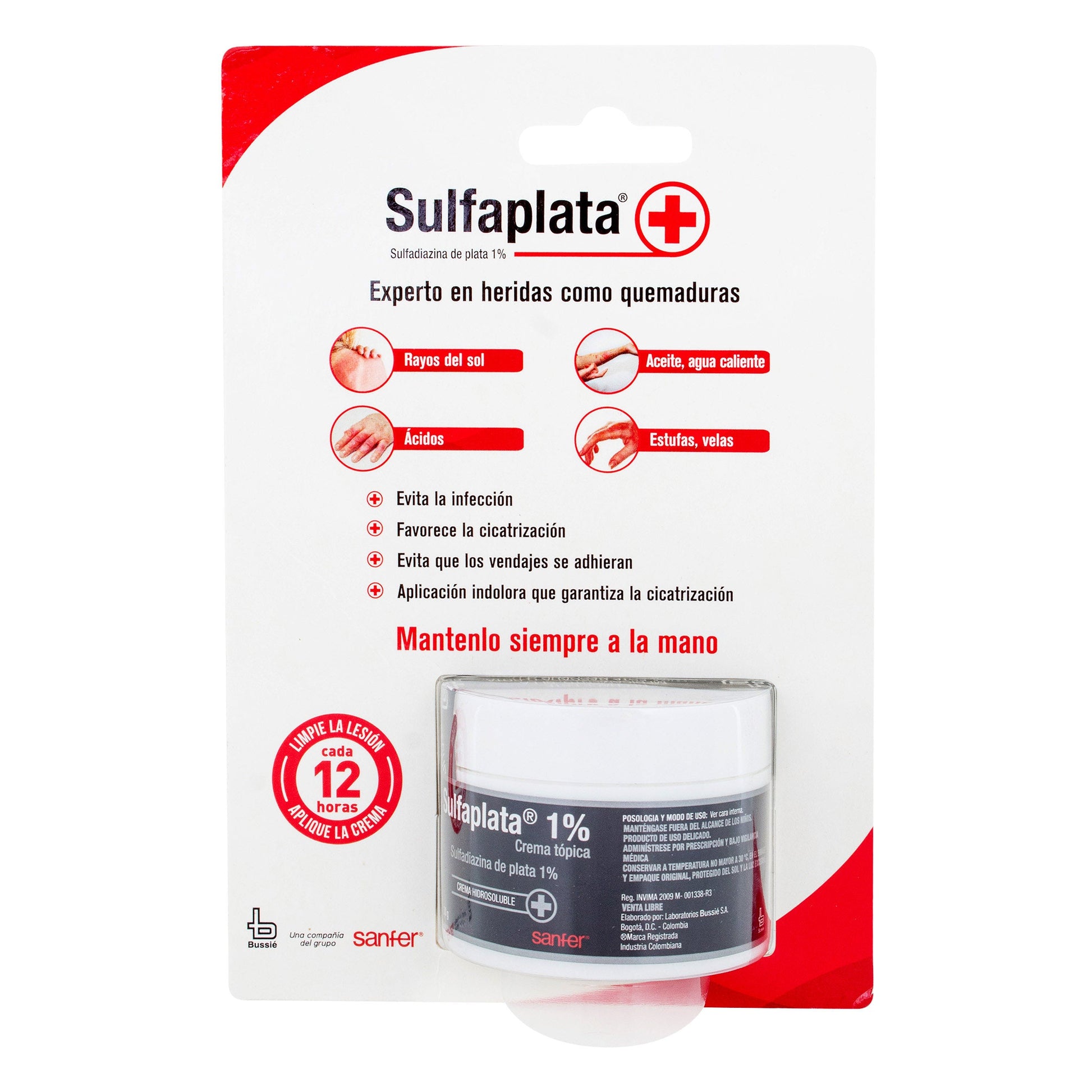 Sulfaplata 1% Crema 30 Gr