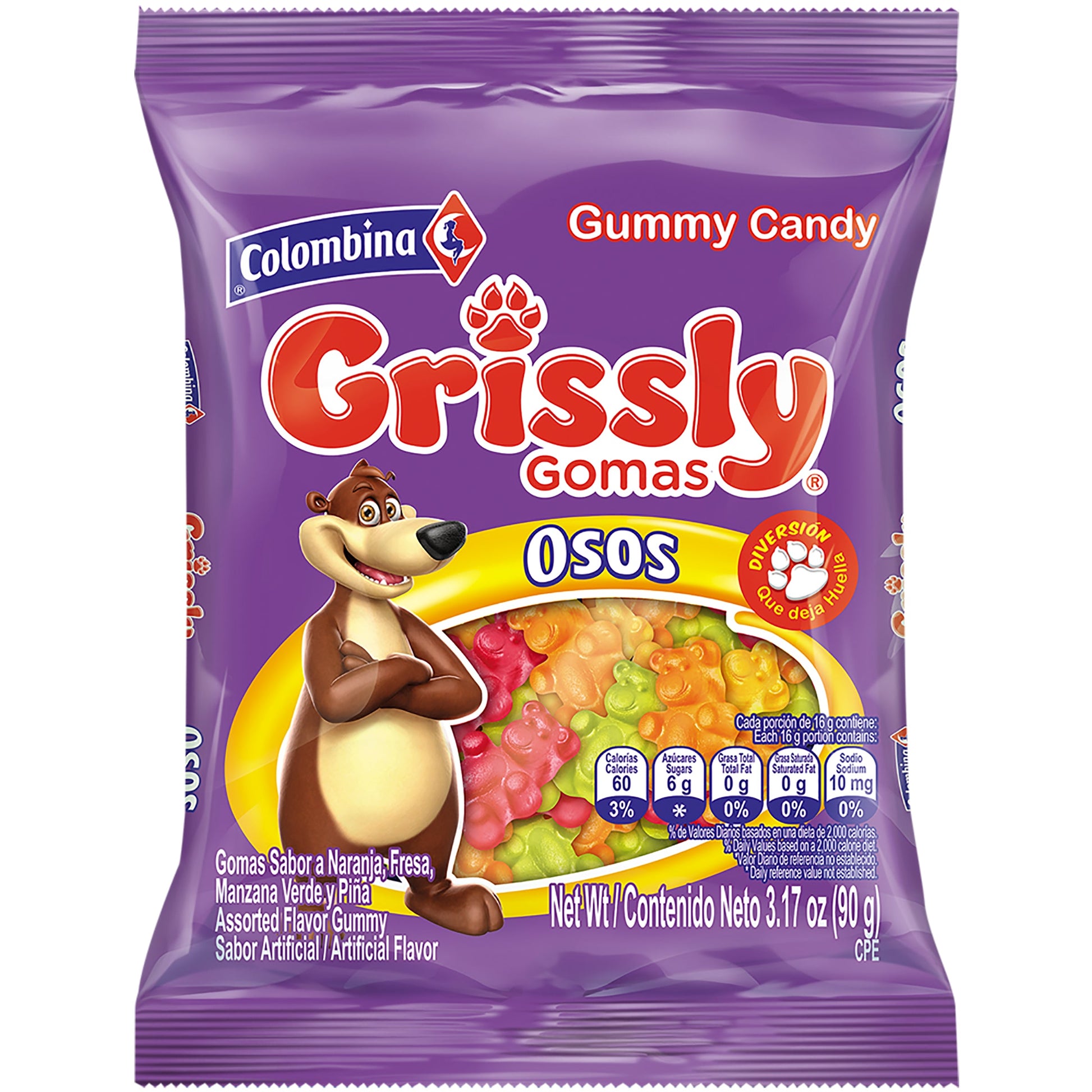 Gomas Grissly Osos 80 Gr
