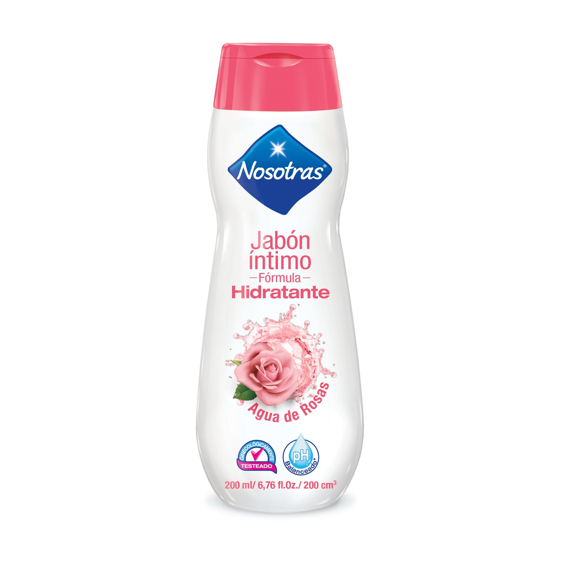 Jabon Intimo Nosotras Agua De Rosas 200 Ml