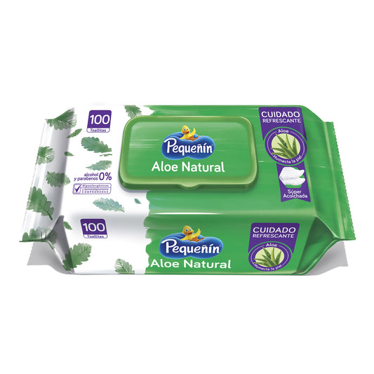 Toalla Humedos Pequeñin Flat Pack Aloe Oferta 100 Unidades