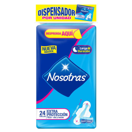 Toalla Nosotras Extra Proteccion Display 24 Unidades