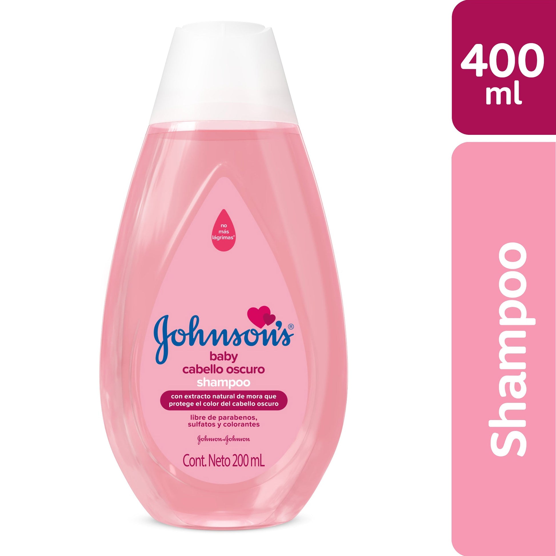 Champu Johnson Baby Cabello Oscuro 400 Ml