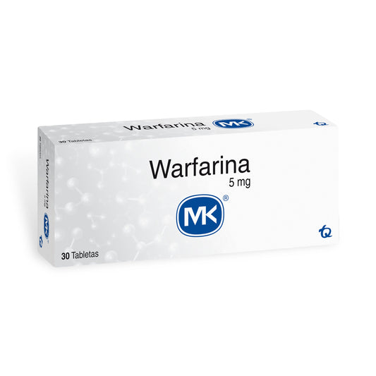 Warfarina 5 Mg 30 Tabletas Mk