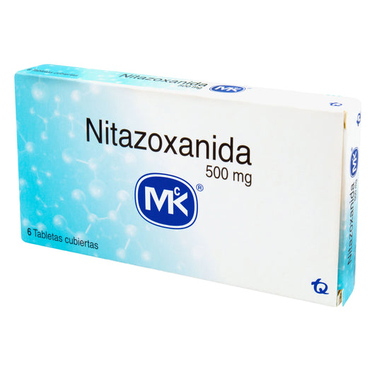 Nitazoxanida 500 Mg 6 Tabletas Mk