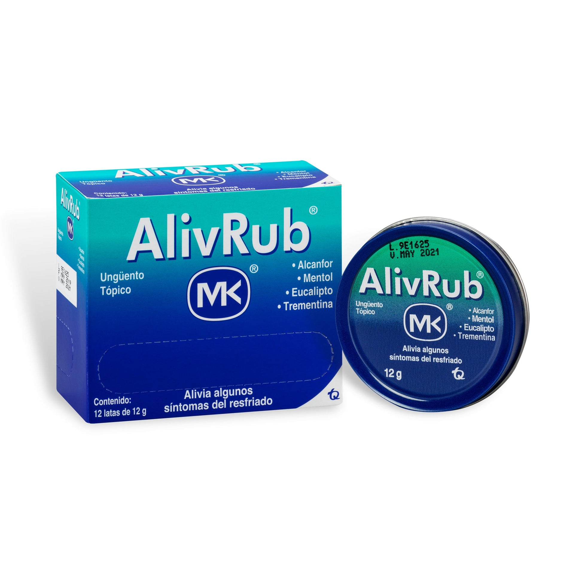 Alivrub Lata 12 Gr 12 Unidades Mk