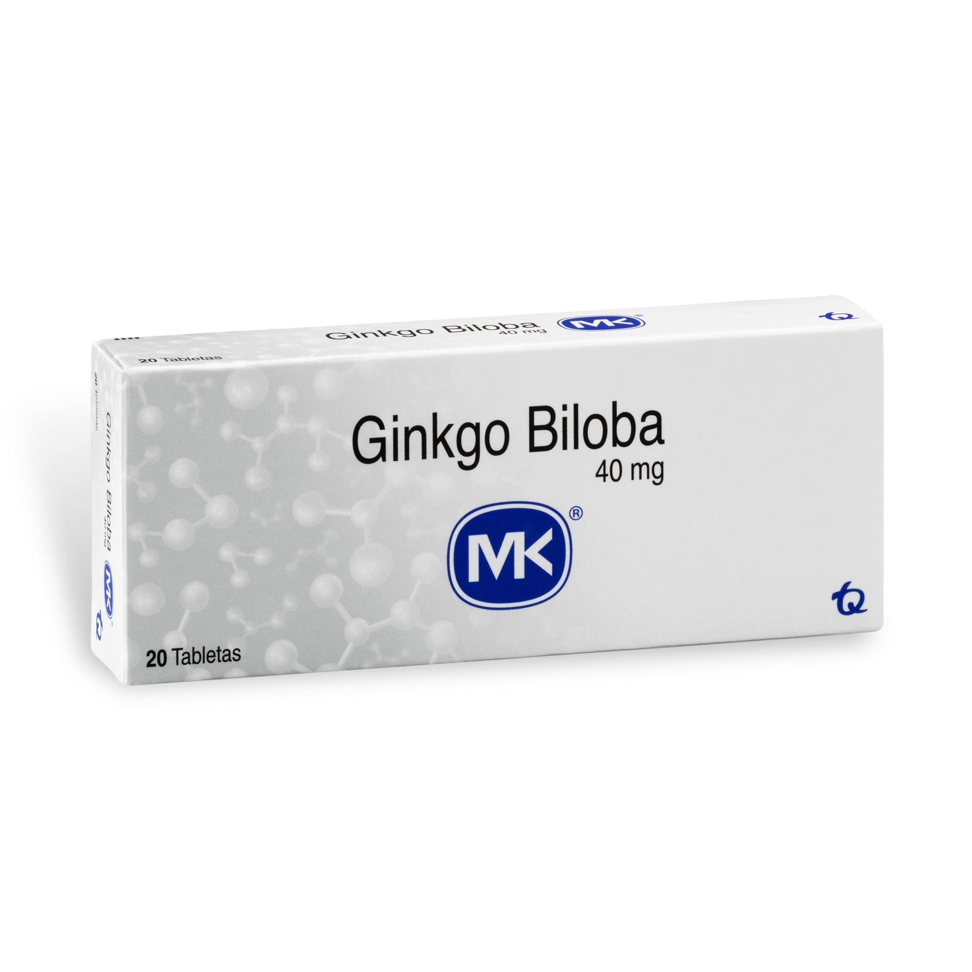 Ginkgo Biloba 40 Mg 20 Tabletas Mk