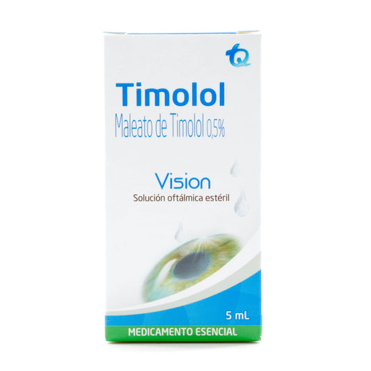 Timolol Maleato 0.5% Gotas Oftalmicas 5 Ml Mk
