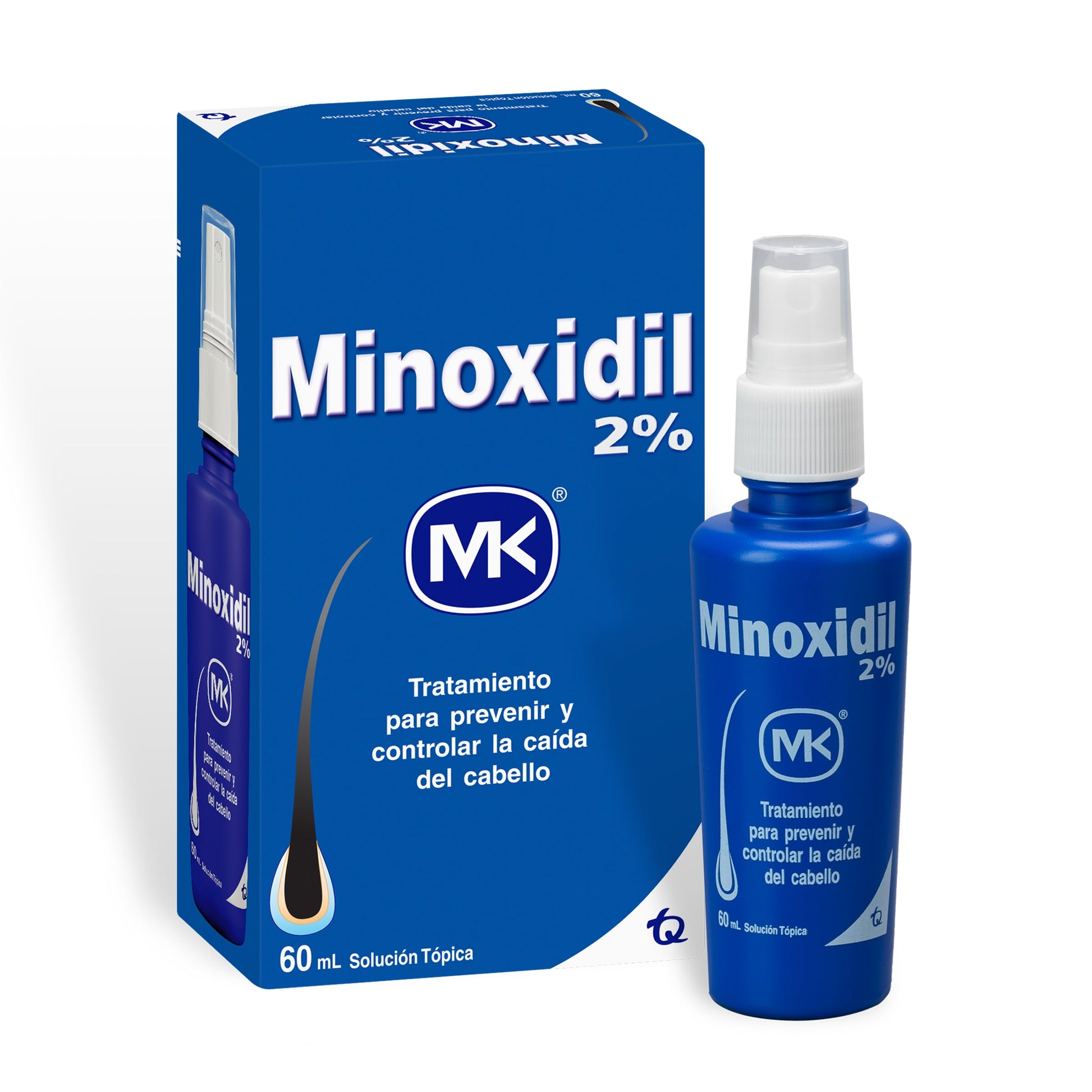 Minoxidil 2% Locion 60 Ml Mk