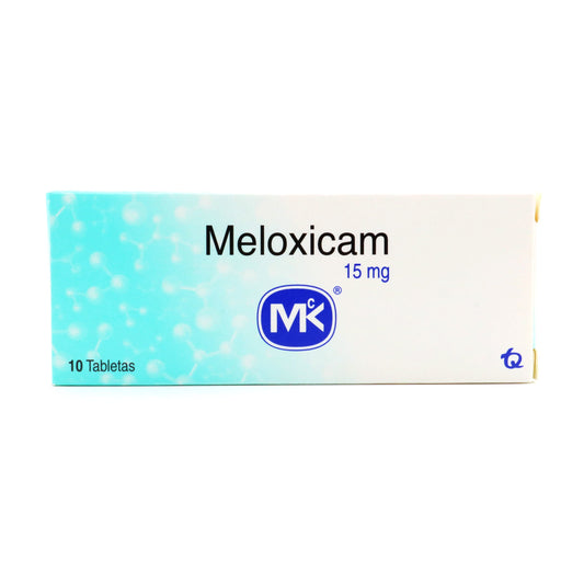 Meloxicam 15 Mg 10 Tabletas Mk