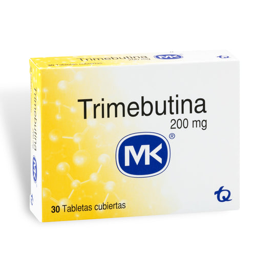 Trimebutina 200 Mg 30 Tabletas Mk