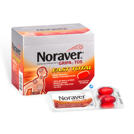 Noraver Gripa Fast Total 60 Capsulas