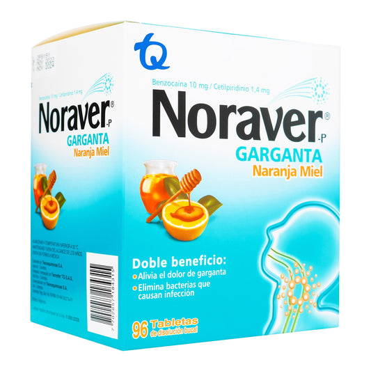 Noraver Naranja Miel 96 Pastillas 