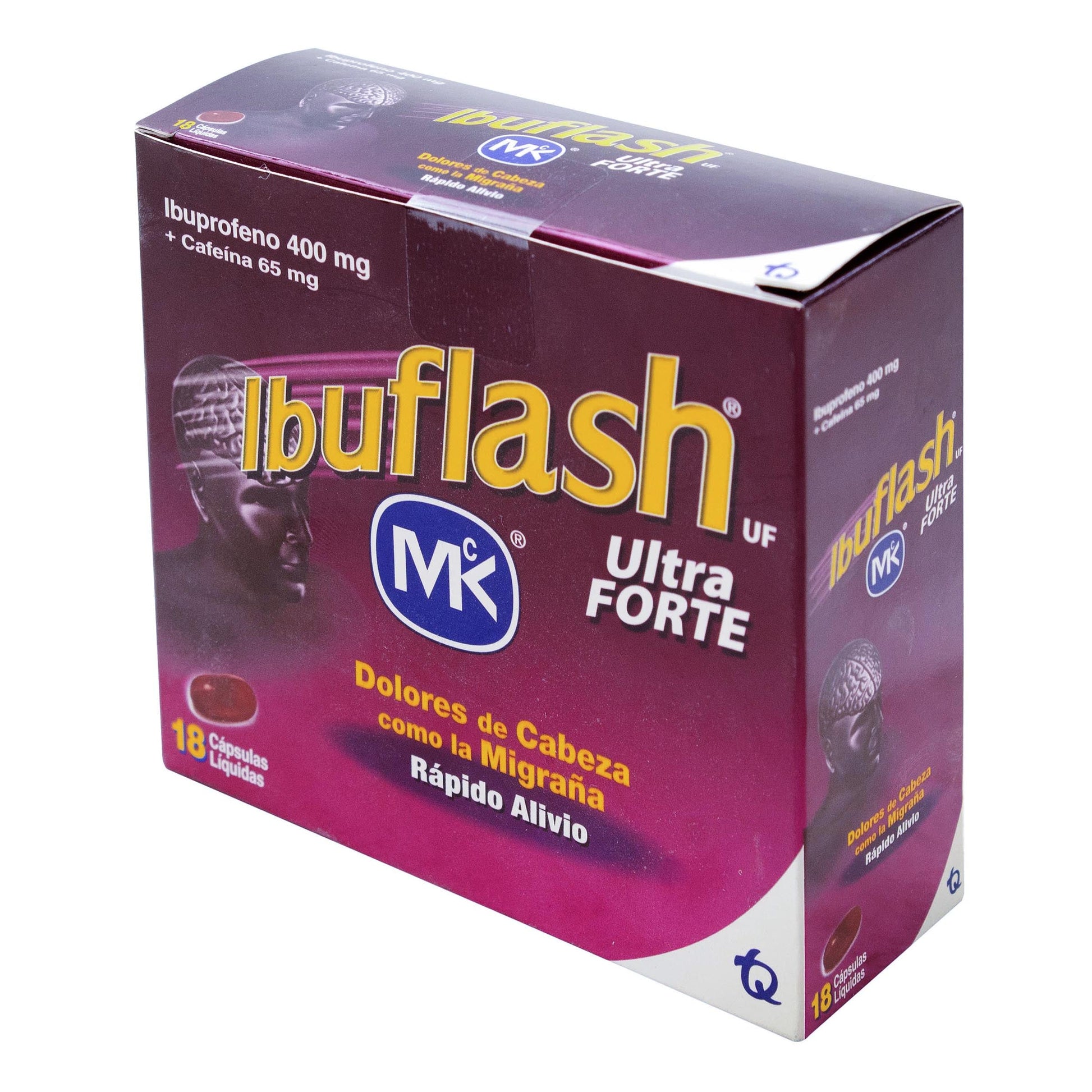 Ibuflash Ultra Forte 18 Capsulas