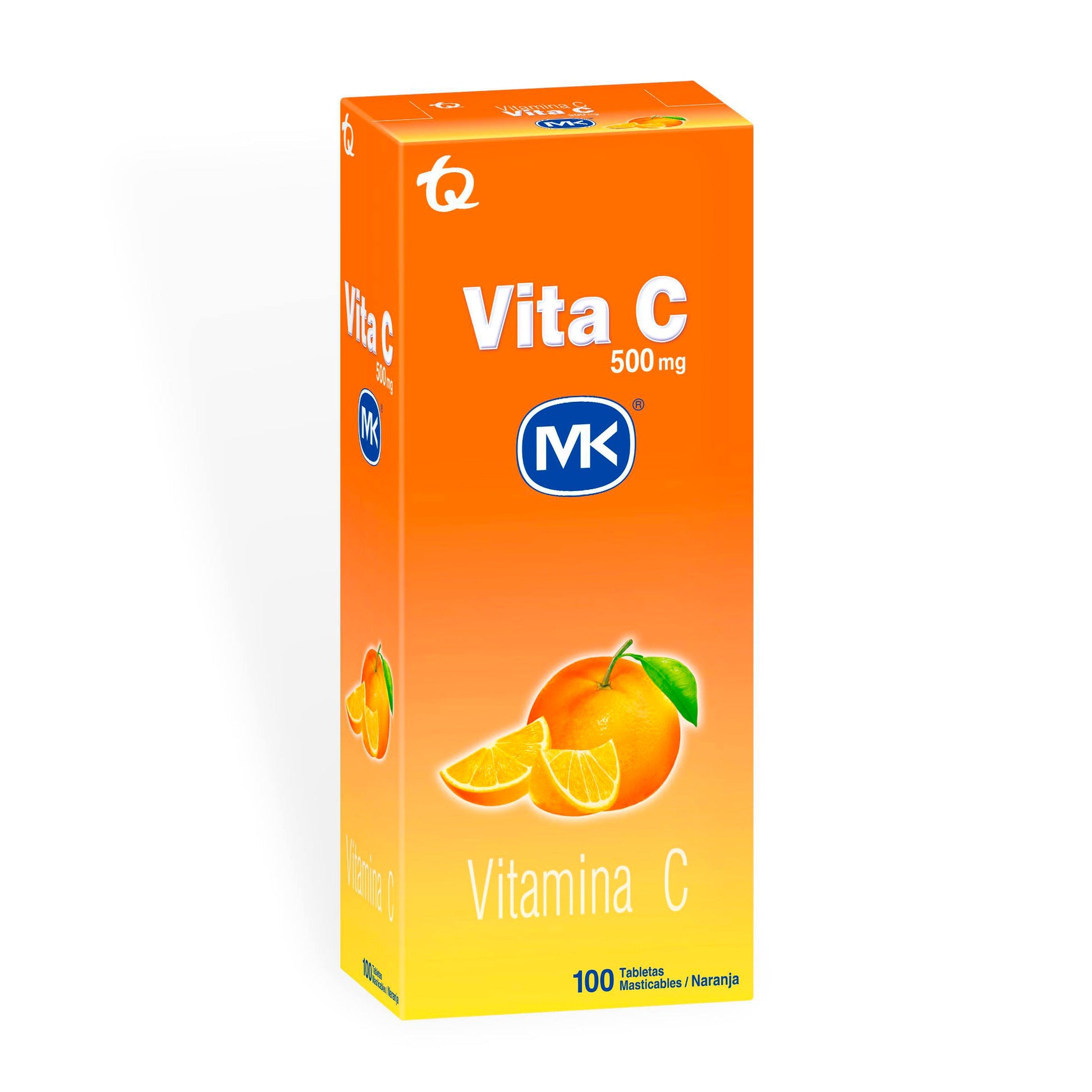 Vitamina Vita C Naranja Mast 100 Tabletas Mk